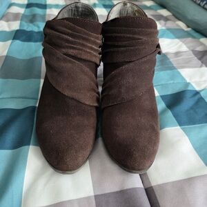 Elegant Chocolate Ankle Booties